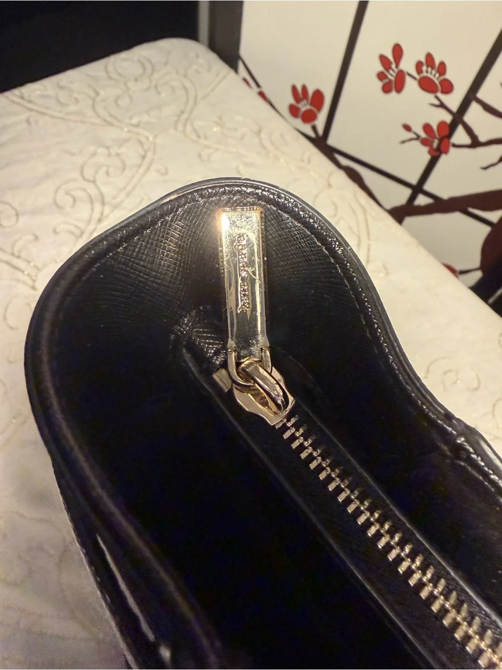 kate spade Black Saffiano Leather Tote